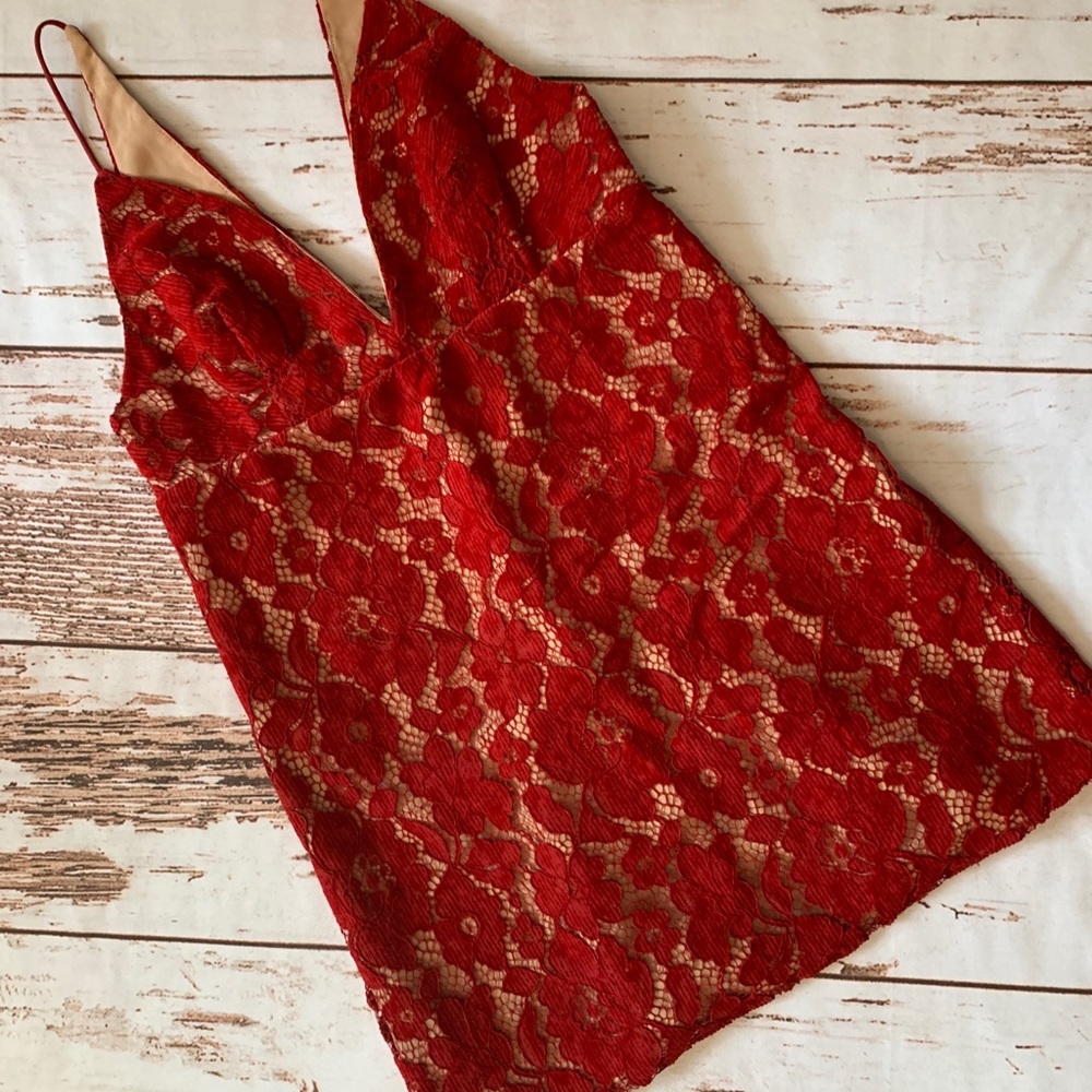 NWOT Free People red dress size 4